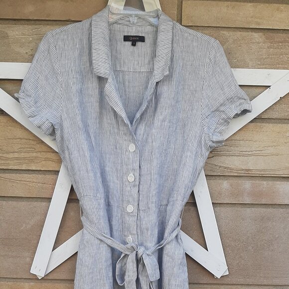 Quince Dresses & Skirts - Quince Midi 100% European Linen Dress Cottage Core